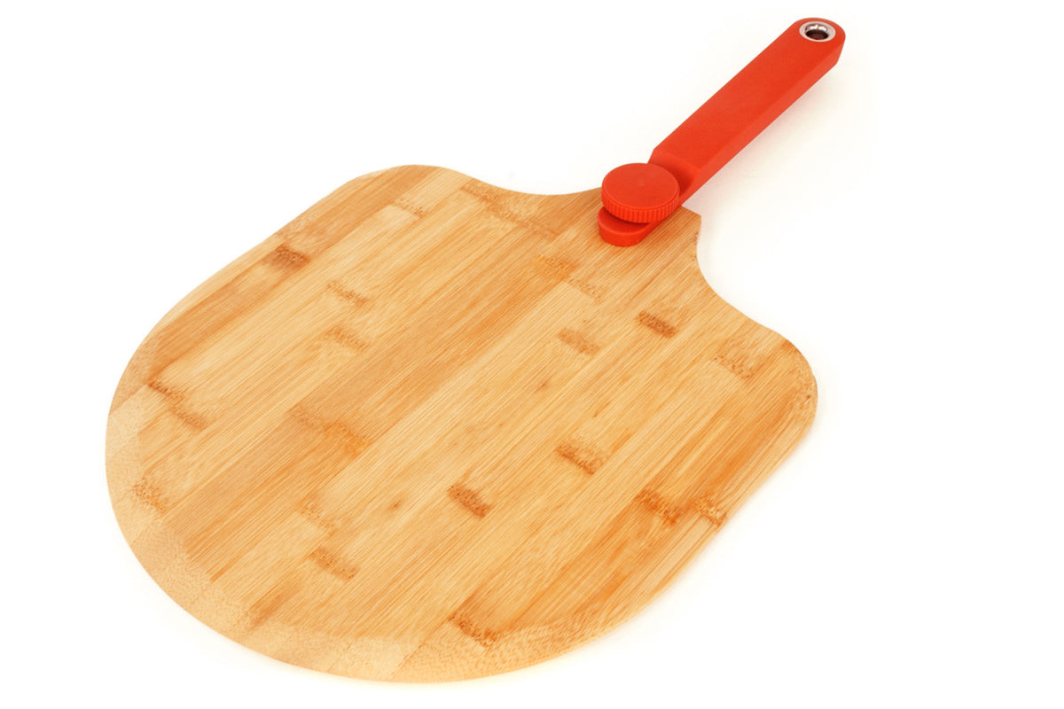 Pie Supply 12 Bamboo Pizza Peel For Baking And Serving, Wood Paddle Cutting  Board With Handle And Hanging Strap : Target